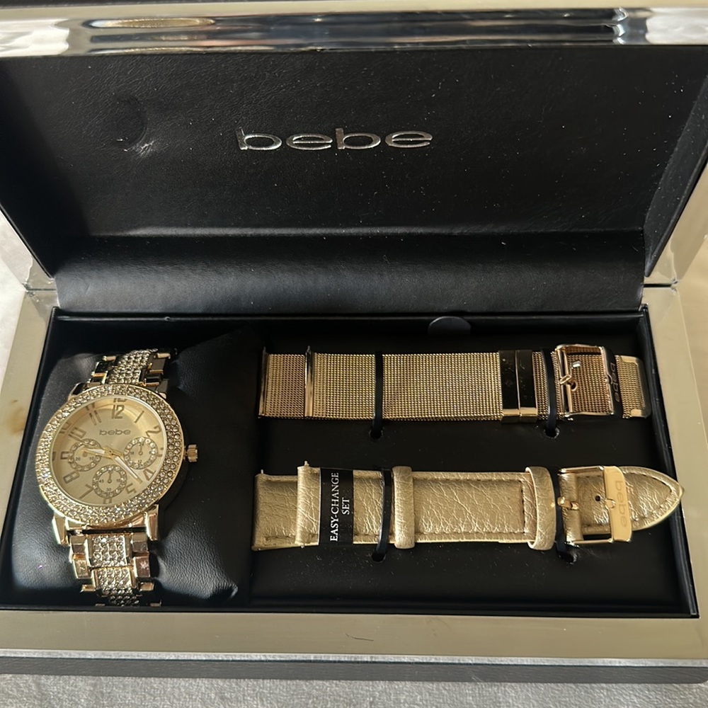 Gold BEBE Watch Set - Picture 3 of 3